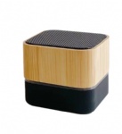 Bamboo Square Light-up Speakers