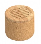 Cylinder Cork Wood Speakers
