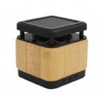 Wireless Charger Bamboo Speakers